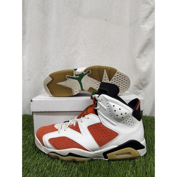 Nike Air Jordan 6 Retro 2017 Like Mike White 384664-145‎ Size 10 Pre-owned CLEAN